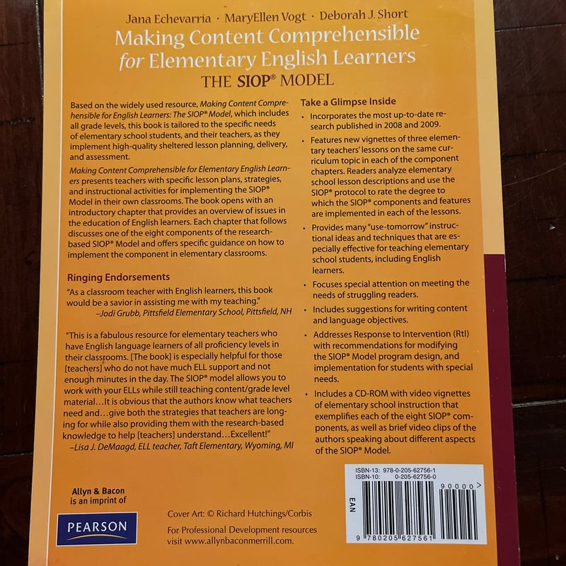 Making Content Comprehensible for Elementary English Learners