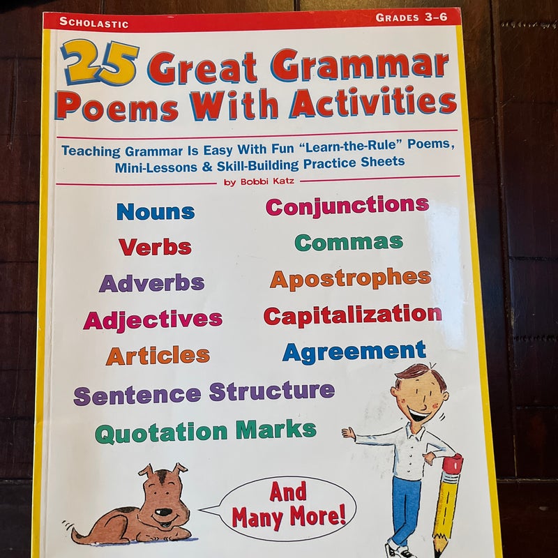 25 Great Grammar Poems with Activities