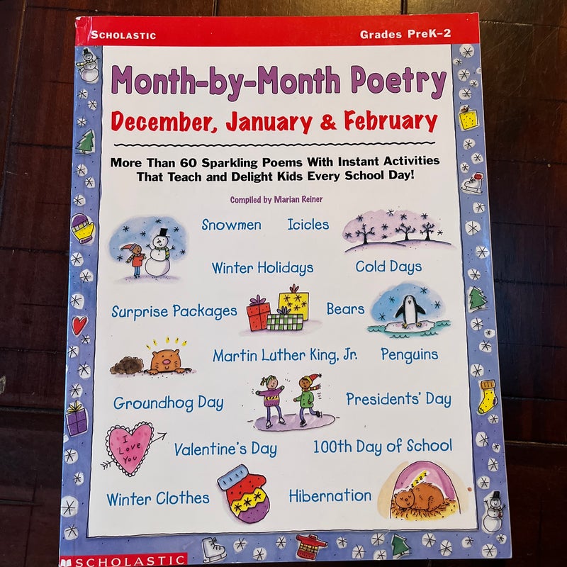 Month-by-Month Poetry PreK-2