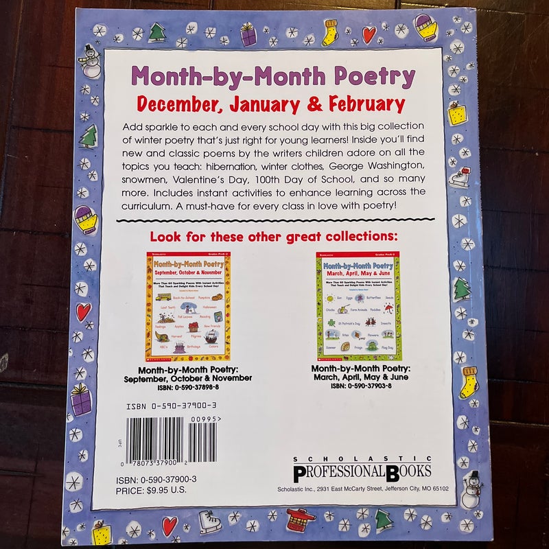 Month-by-Month Poetry PreK-2