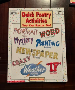 Quick Poetry Activities