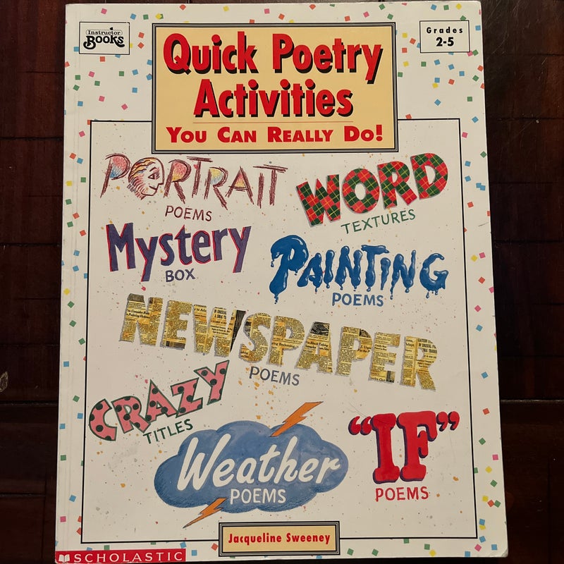 Quick Poetry Activities