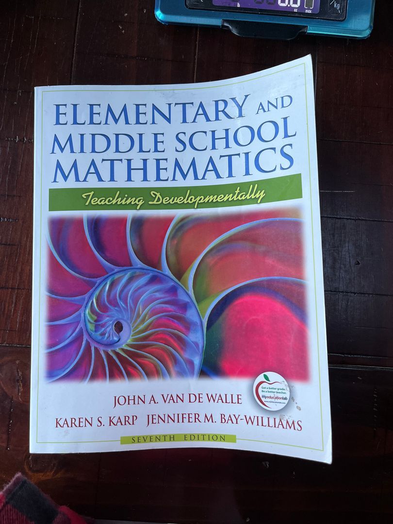 Elementary and Middle School Mathematics