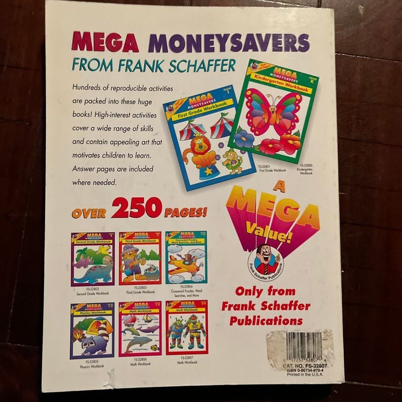 Mega Money Savers Math Workbook  Geades 3-4