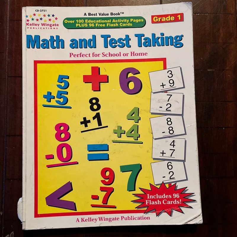 Math and Test Taking Grade 1 by Patricia Pedigo, Roger DeSanti