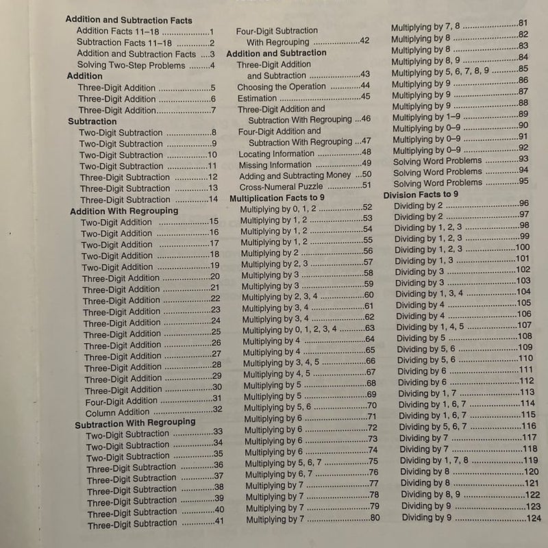 Mega Money Savers Math Workbook  Geades 3-4