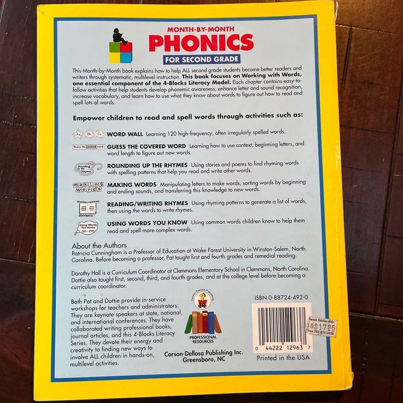 Month-by-Month Phonics for Second Grade