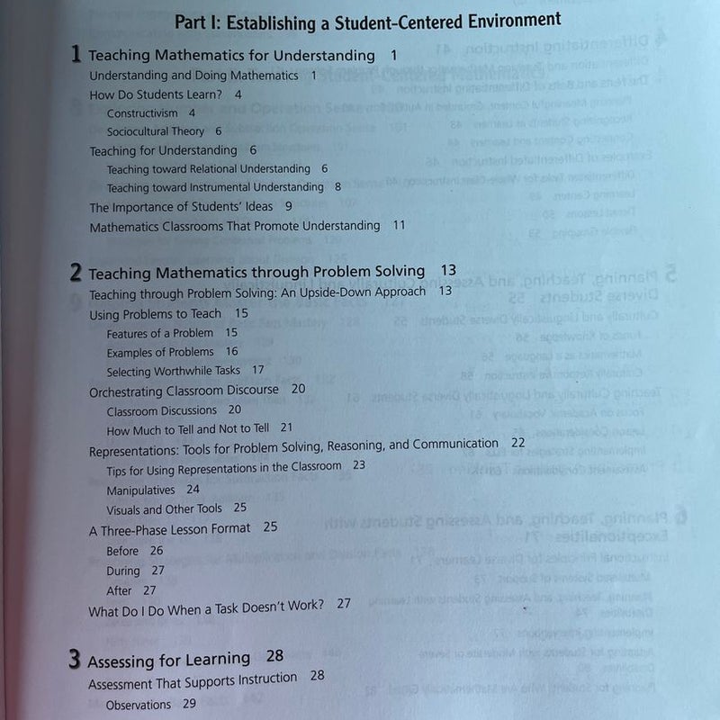 Teaching Student-Centered Mathematics