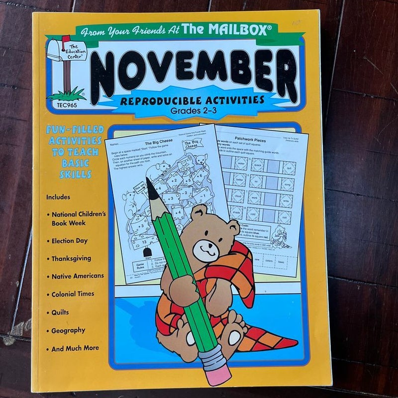 November Monthly Reproducibles