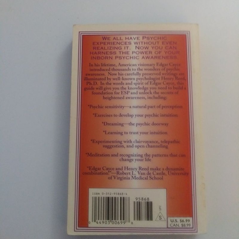 Awakening Your Psychic Powers by Henry Reed; Charles T. Cayce (Foreword ...