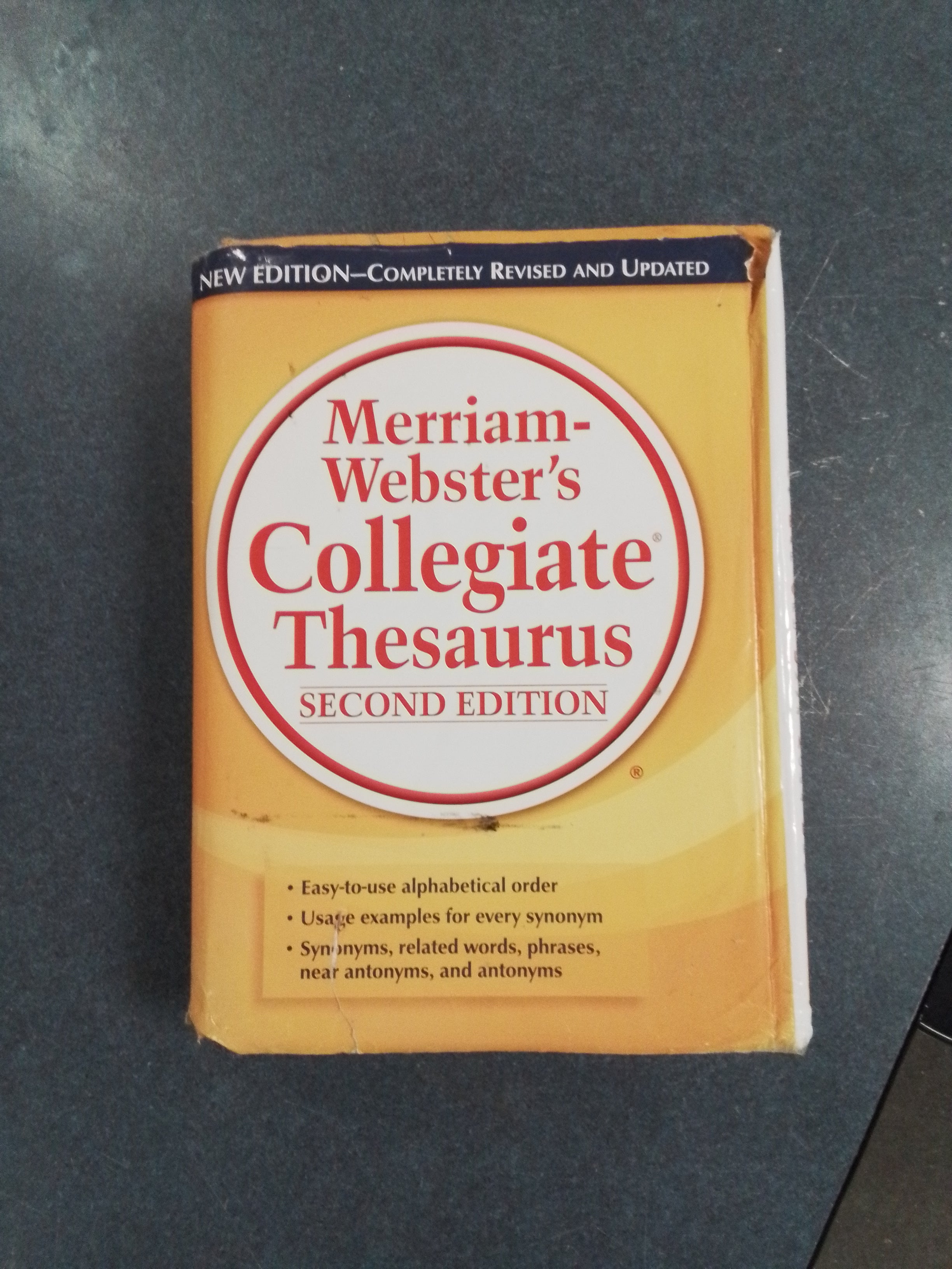 Merriam-Webster's Collegiate Thesaurus, Second Edition