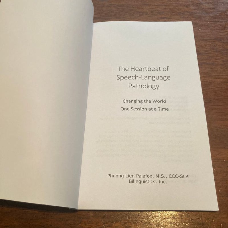 The Heartbeat of Speech-Language Pathology