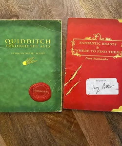Fantastic Beasts and Where to Find Them and Quidditch through the ages—BUNDLE