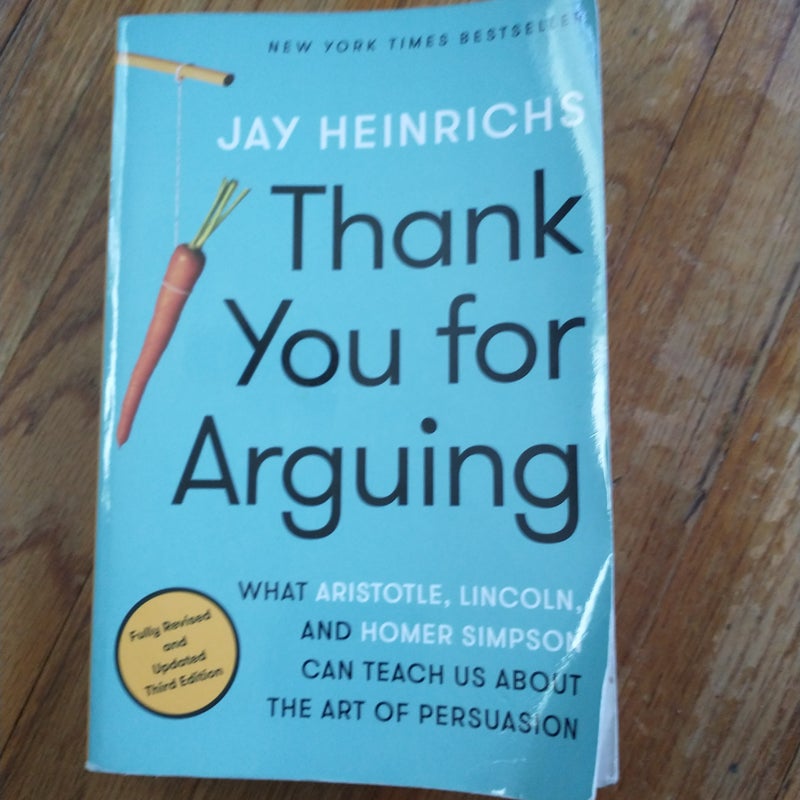 Thank You for Arguing, Third Edition