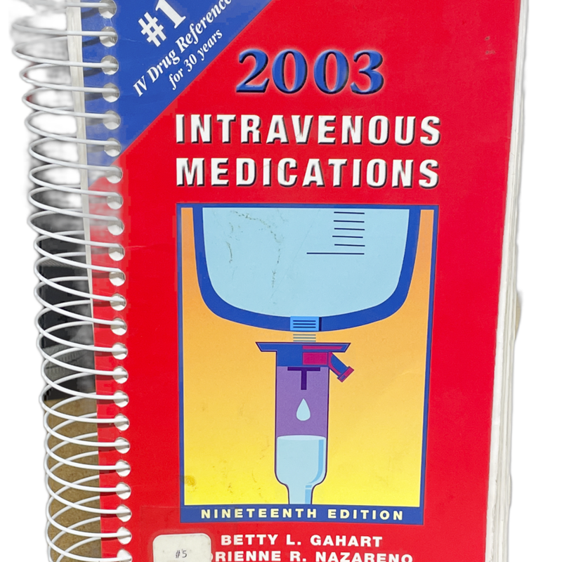 2003 Intravenous Medications