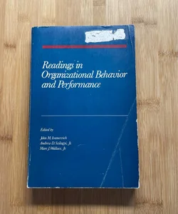 Readings in Organizational Behavior and Performance