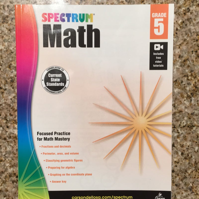 Spectrum Math, Grade 5