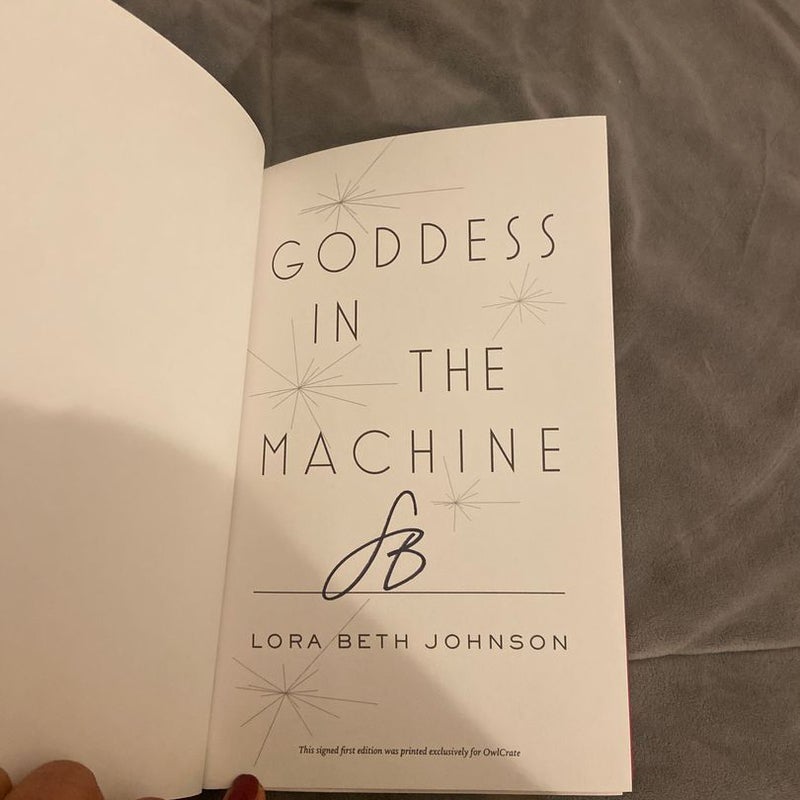 Goddess in the Machine- Owlcrate edition