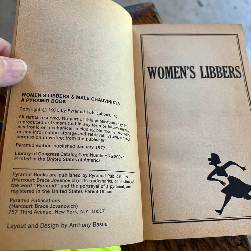 Vintage 1977 Women’s Libbers & Male Chauvinists Joke Book
