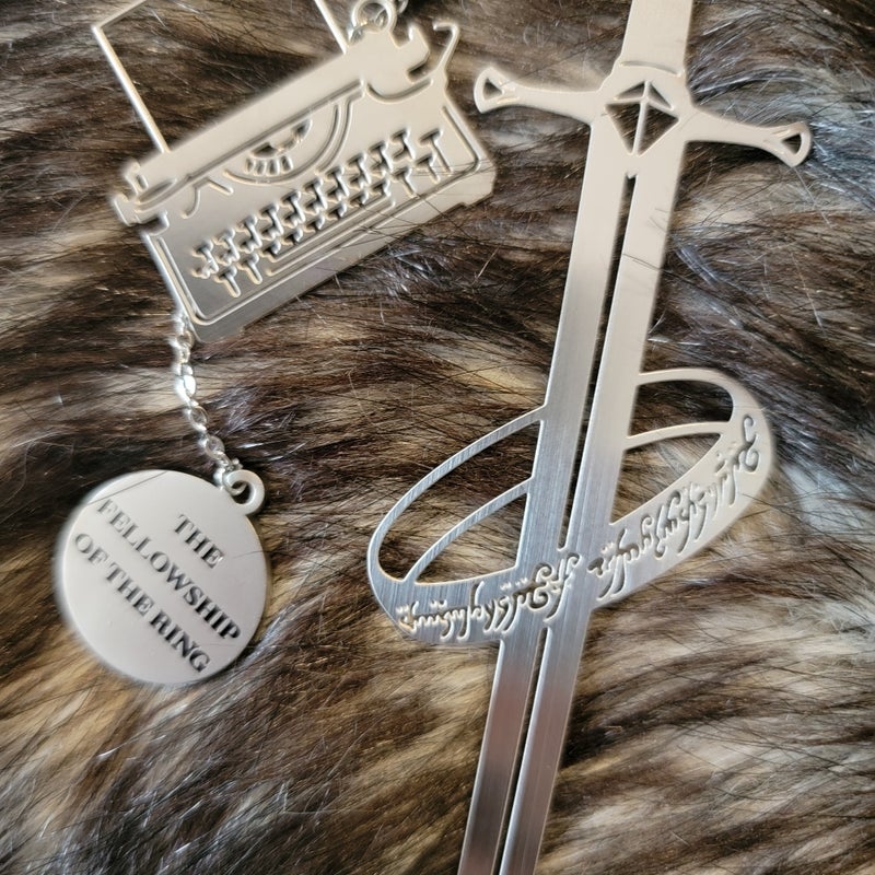 The Fellowship of the Ring The Bookish Box Bookmark Weaponry