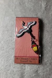 Bookish Box Six Crimson Cranes Pin