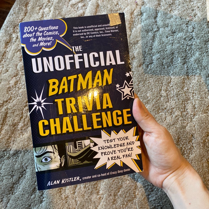 The Unofficial Batman Trivia Challenge