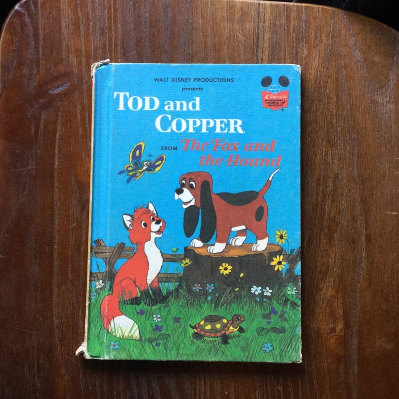 Tod and Copper Vintage Disney Book