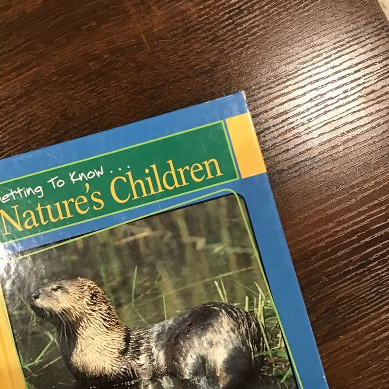 Scholastic: Getting To Know Nature’s Children 5 book bundle - Lynx, Seals, River Otters, Chimpanzees, Gorillas