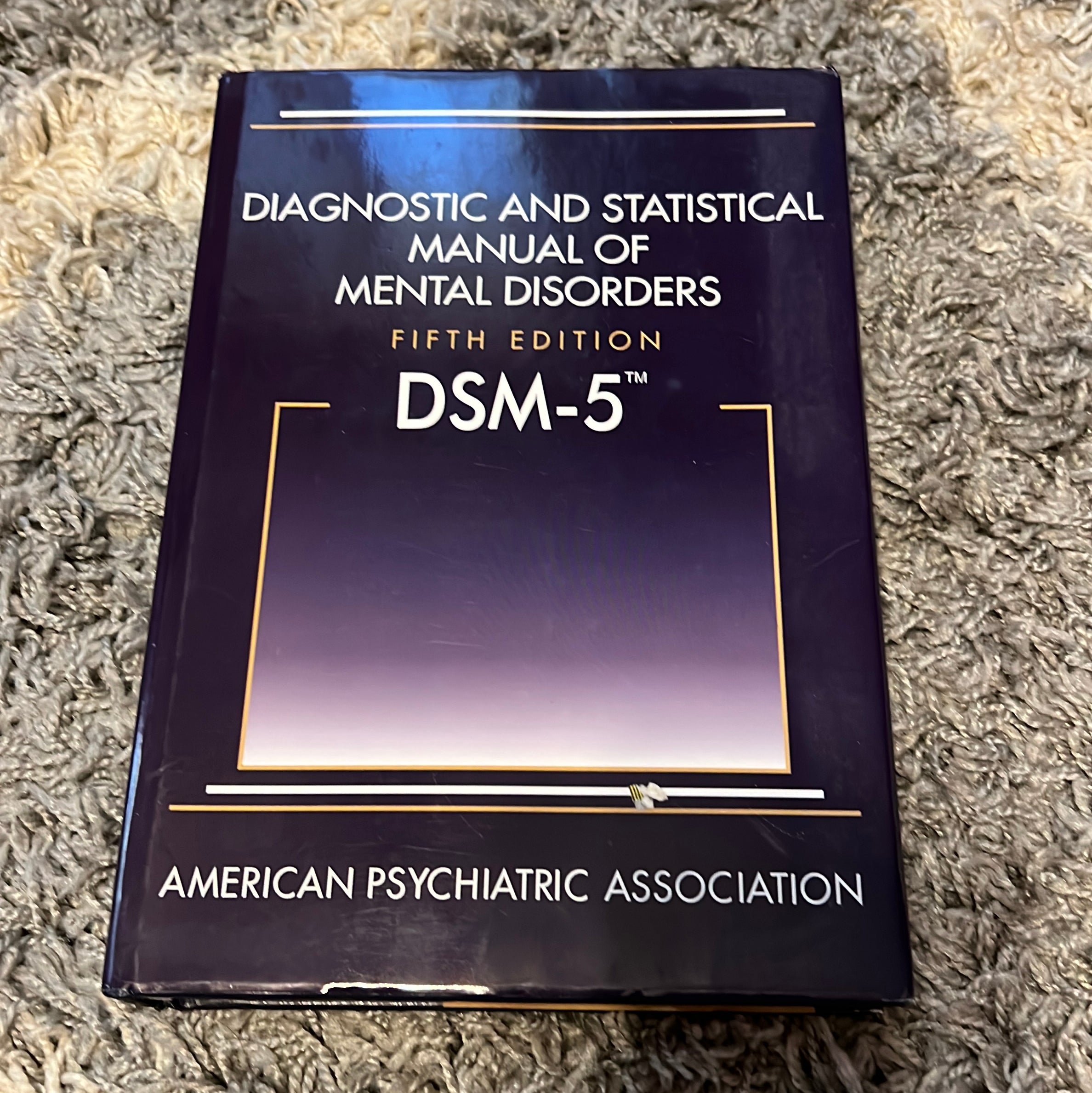 Diagnostic and Statistical Manual of Mental Disorders DSM-5