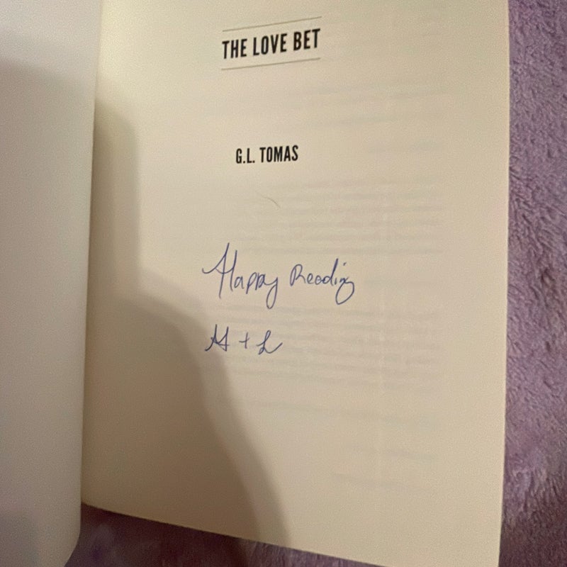 The Love Bet (signed)