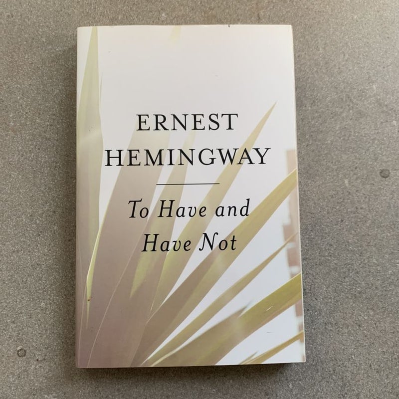 To Have and Have Not