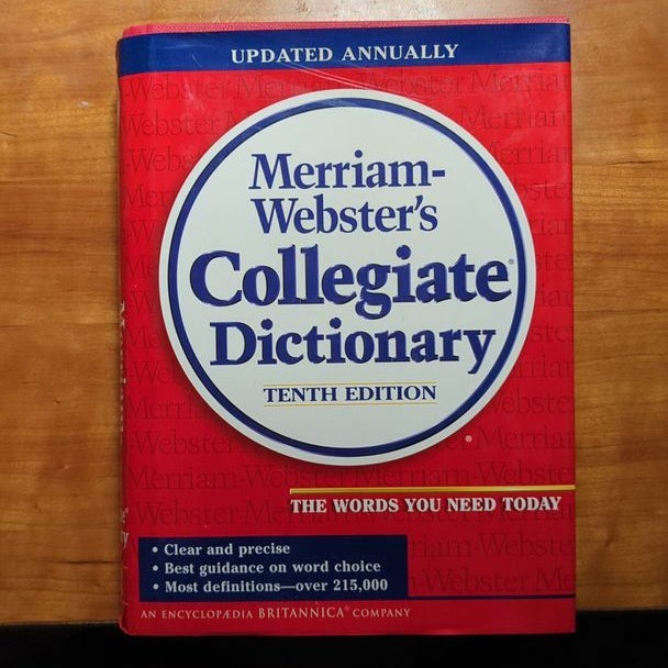 Merriam-Webster's Collegiate Dictionary