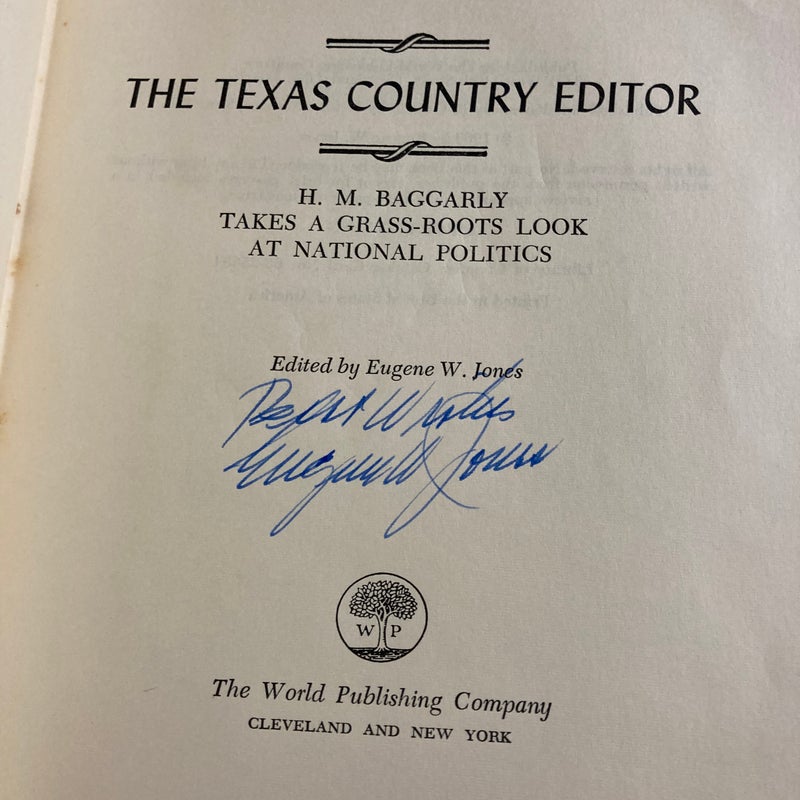 The Texas Country Editor