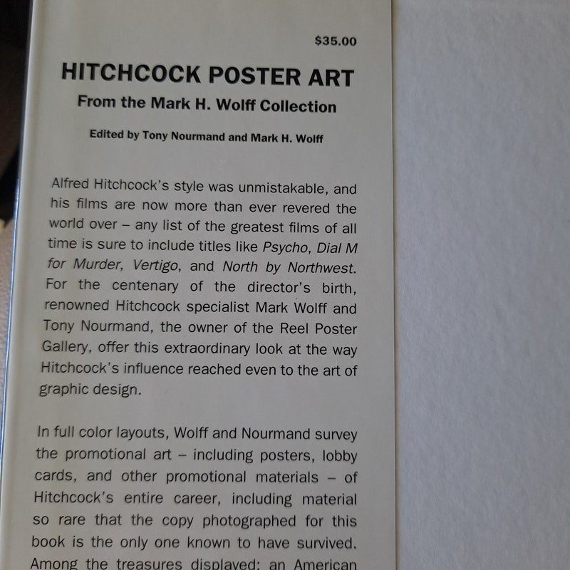 Hitchcock Poster Art hardcover