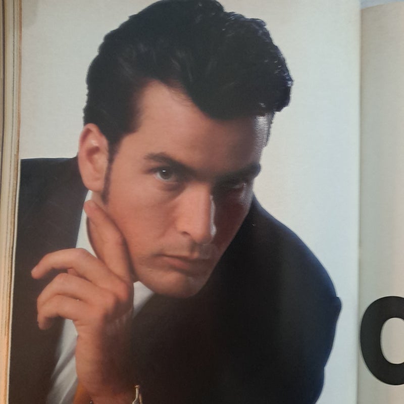 Penthouse Magazine January 1993 Charlie Sheen featured