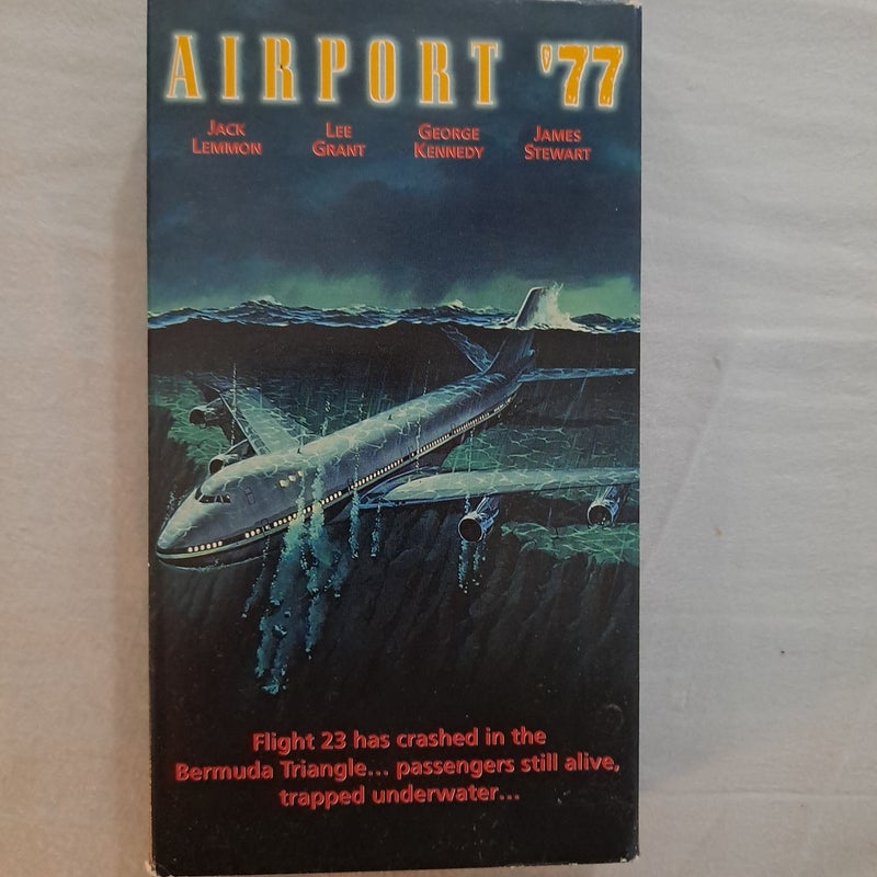 Airport 77 VHS tape with original case