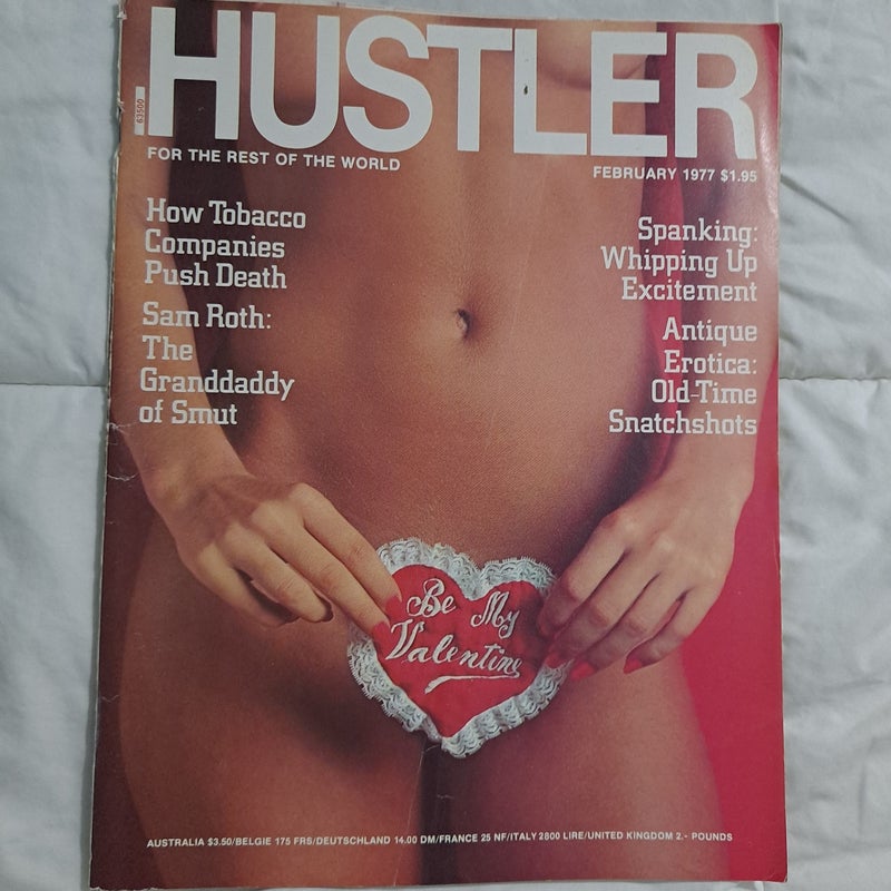 Hustler February 1977 Valentine issue vintage magazine 