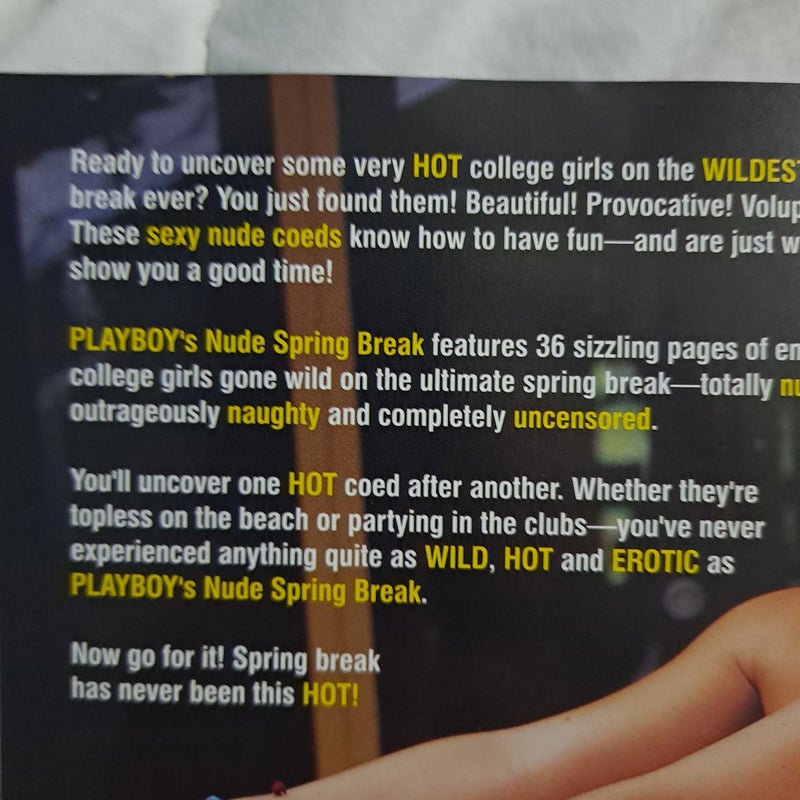 Playboy Nude Spring Break supplement 