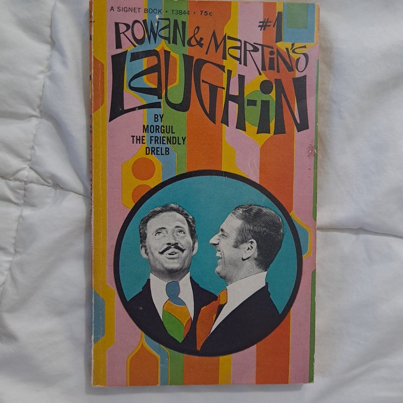 Rowan & Martin's Laugh-in paperback humor book by Morgul Good Condition 