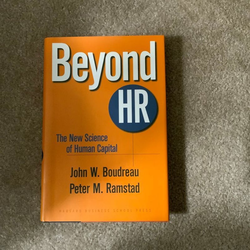 Beyond hr by john w boudreau hardcover pangobooks