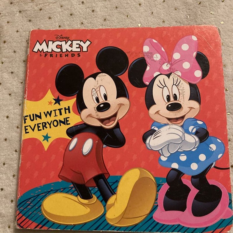 Mickey and friends fun with everyone 