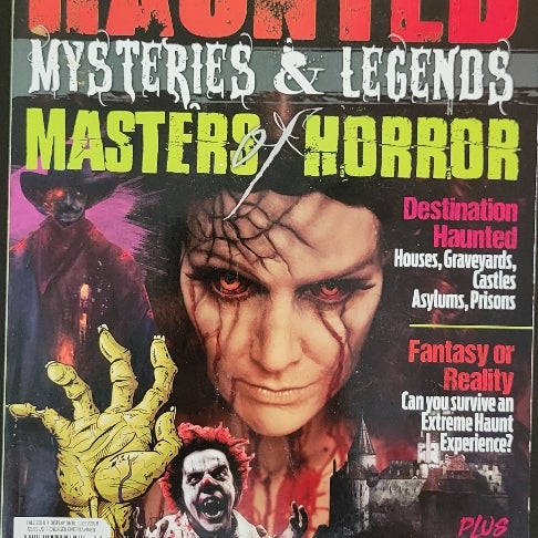 Haunted Mysteries & Legends Horror Magazine New Fall 2018 Collectible