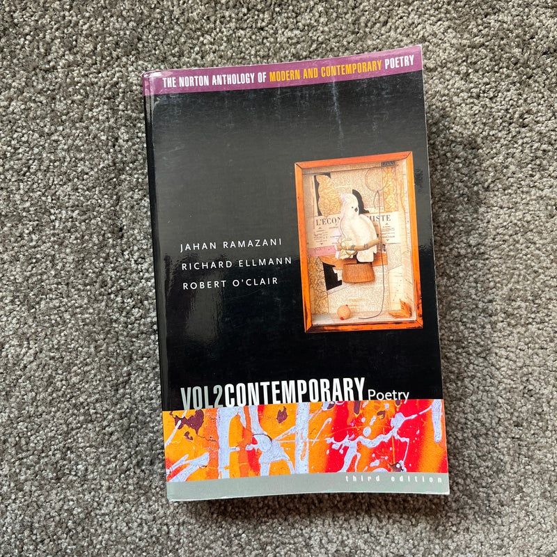 Norton Anthology Modern and Contemporary Poetry