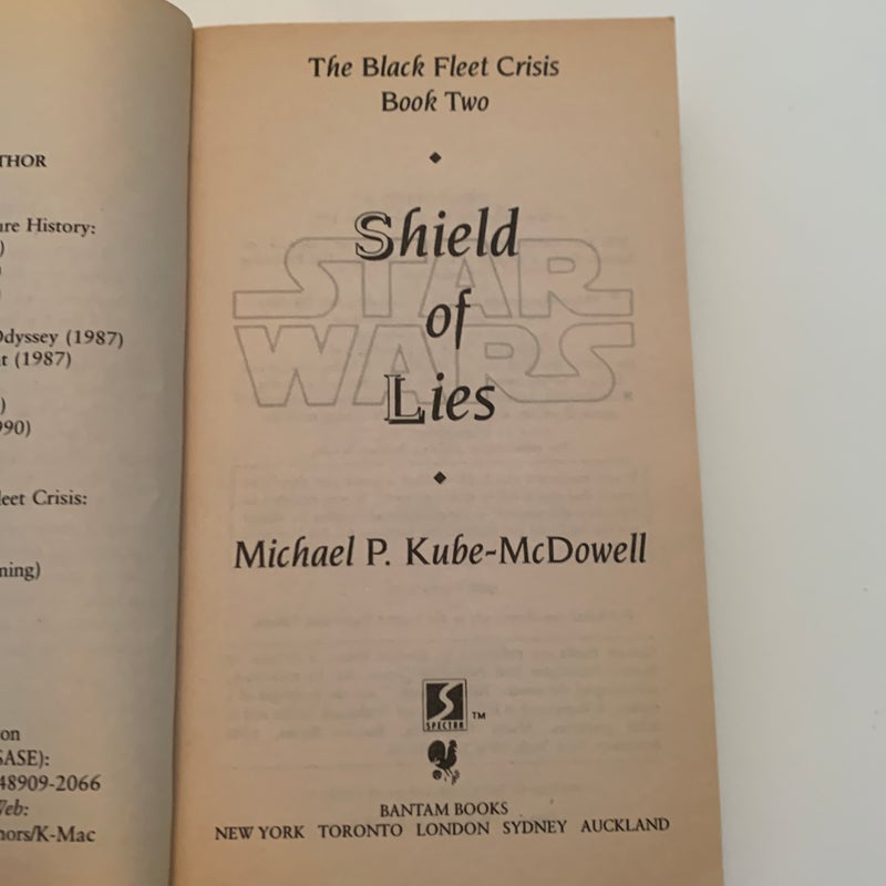Shield of Lies: Star Wars Legends (the Black Fleet Crisis)