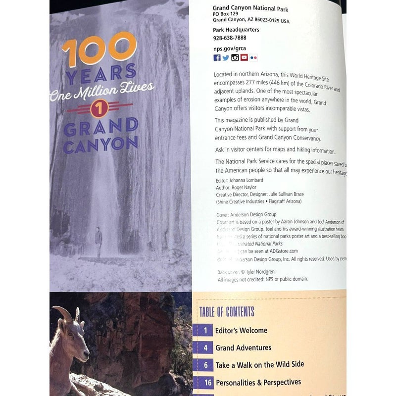Grand Canyon 100 Years, One Million Lives, 1 Grand Canyon by National