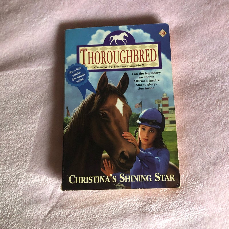 Thoroughbred #58Chistina’s Shining Star 