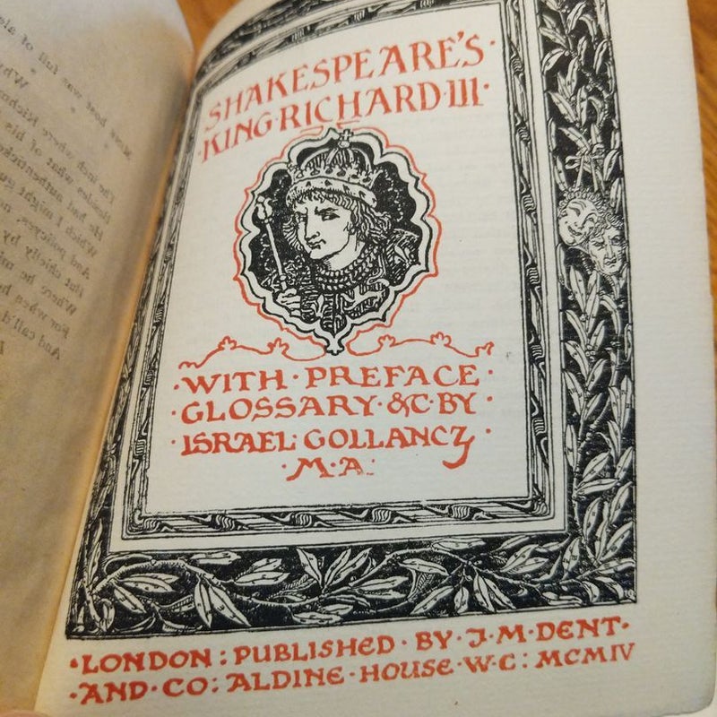 The Temple Shakespeare Series (late 1800's to early 1900's)