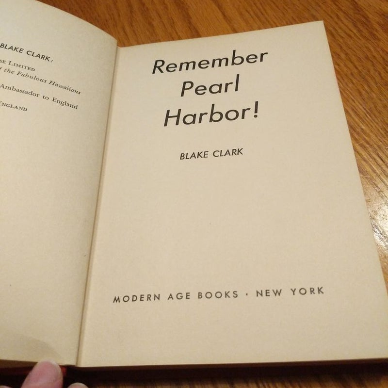 Remember Pearl Harbor (vintage 1942)