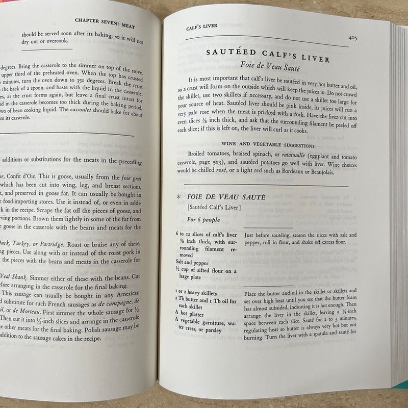 Mastering the Art of French Cooking, Volume I