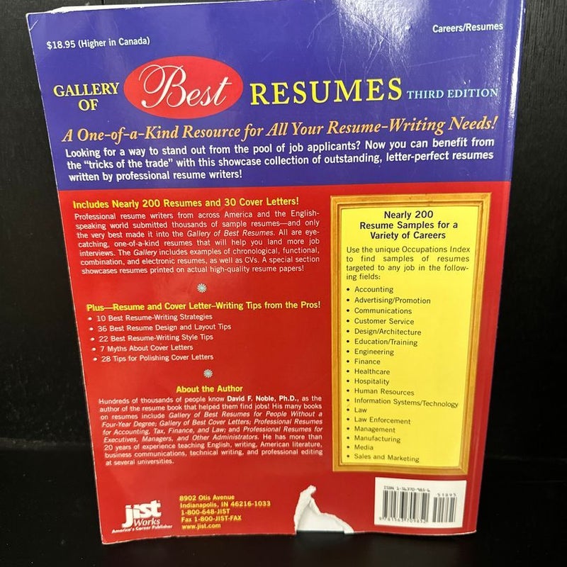 Gallery of Best Resumes